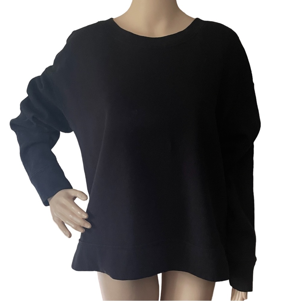 DITTOS XL black fleece lined soft sweatshirt casual athleisure